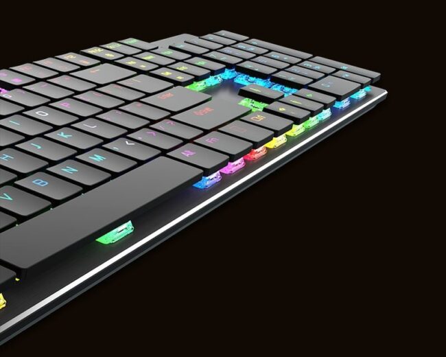 Meetion MT-MK80 Ultrathin RGB Mechanical Gaming Keyboard