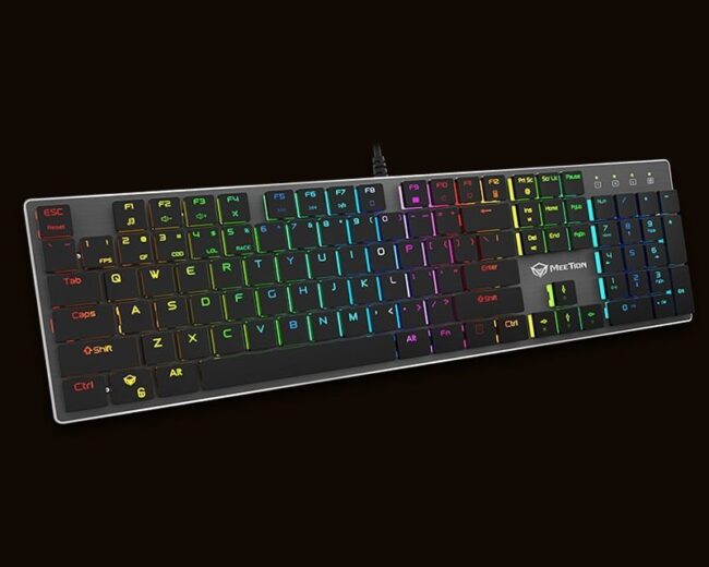 Meetion MT-MK80 Ultrathin RGB Mechanical Gaming Keyboard