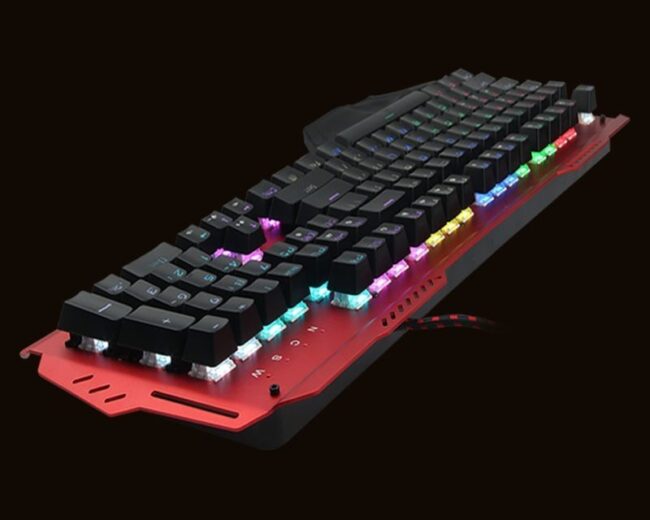 MeeTion MT-MK20 Mechanical Gaming Metal Keyboard Red