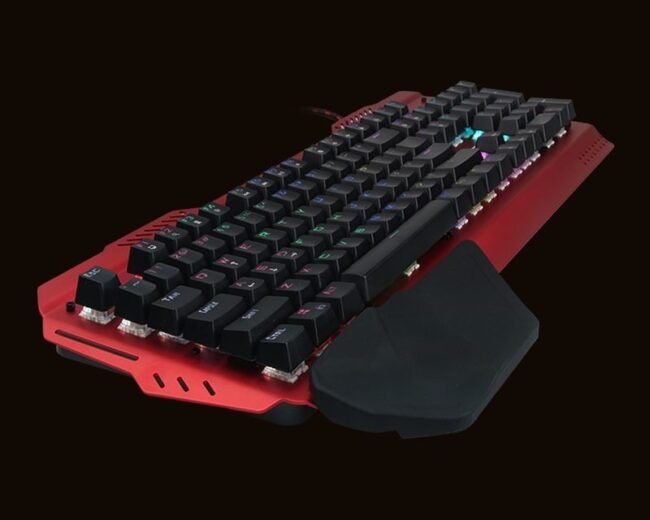 MeeTion MT-MK20 Mechanical Gaming Metal Keyboard Red