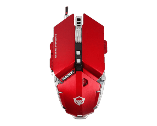 Meetion MT-M985 Metal Mechanical Programmable Gaming Mouse - Red