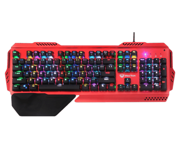 MeeTion MT-MK20 Mechanical Gaming Metal Keyboard Red
