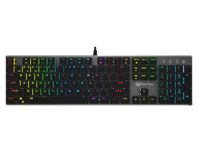 Meetion MT-MK80 Ultrathin RGB Mechanical Gaming Keyboard