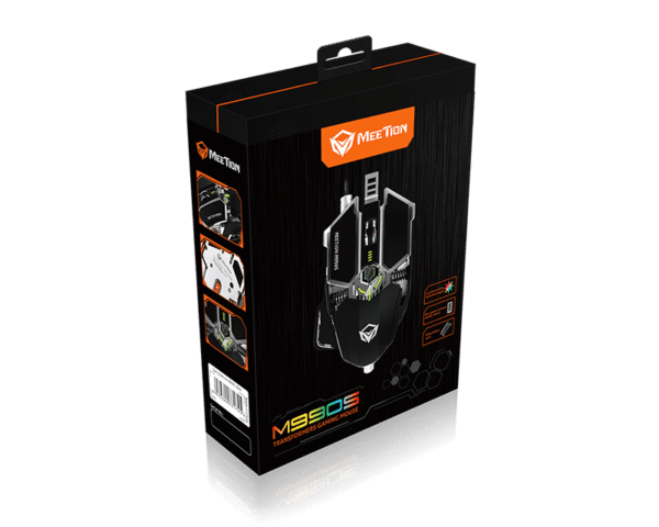 Meetion MT-M990S Mechanical Gaming Mouse Black - Image 2