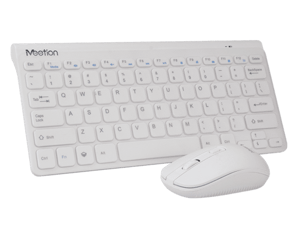 Meetion 2.4G Wireless Mini Combo 4000 (KB&Mouse) Black &  White - Image 5