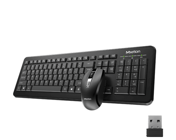 Meetion MT-C4120 2.4G Wireless Keyboard Mouse Combo Black | White - Image 4