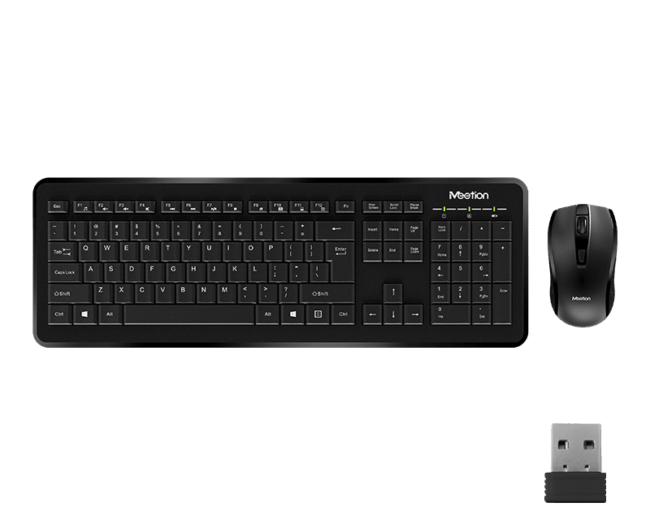 Meetion MT-C4120 2.4G Wireless Keyboard Mouse Combo Black | White