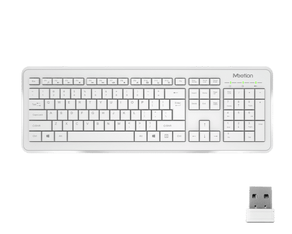 Meetion MT-C4120 2.4G Wireless Keyboard Mouse Combo Black | White - Image 2