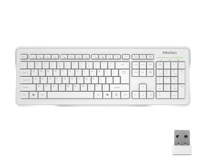 Meetion MT-C4120 2.4G Wireless Keyboard Mouse Combo Black | White