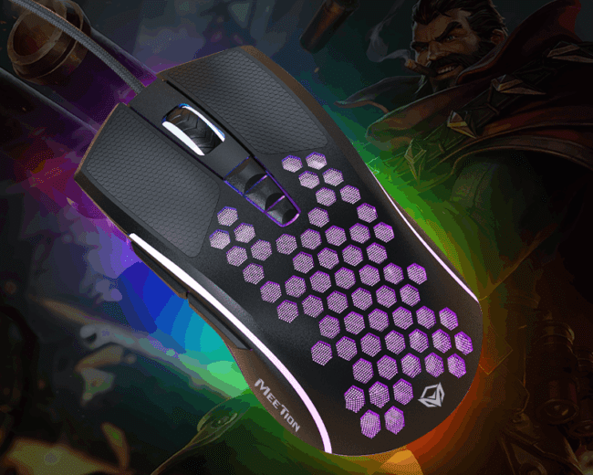 Meetion MT-GM015 Lightweight Honeycomb Gaming Mouse