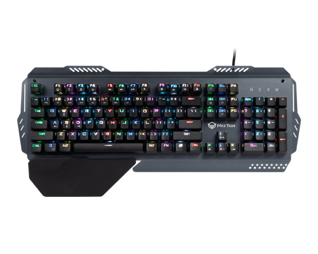 Meetion MT-MK20 Mechanical Gaming Metal Keyboard Grey