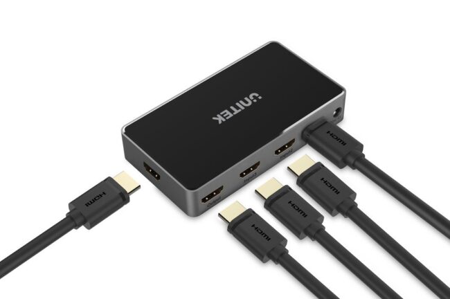 Unitek V1110A 4K HDMI 1.4b Switch 5 In 1 Out