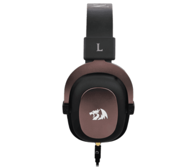 Redragon H510 Zeus Wired Gaming Headset with Detachable Microphone - Black and Red