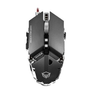 Meetion MT-M985 Metal Mechanical Programmable Gaming Mouse - Gray