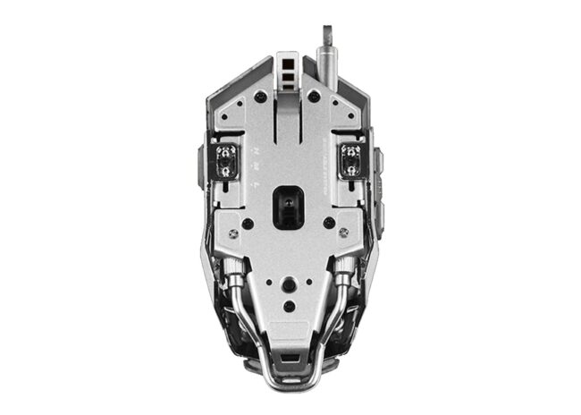 Meetion MT-M985 Metal Mechanical Programmable Gaming Mouse - Gray