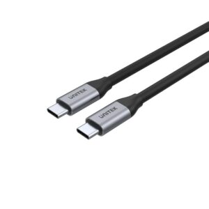 Unitek C14082ABK USB-C Cable 1m With 4K@60Hz, 10Gbps Data & PD 100W