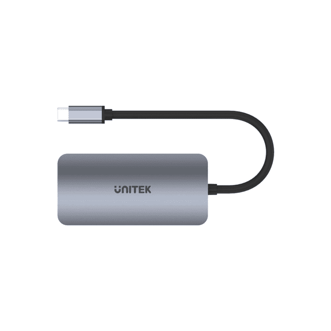 Unitek D1051A 5-in-1 USB3.1 Type-C Hub with MST (USB3.0 + 2*HDMI + VGA + PD 100W)