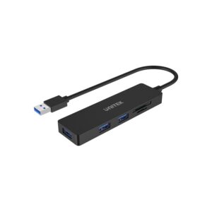 Unitek H1108A USB3.1 Gen1 Type-A Hub (3-Port USB3.0 + Card Reader)