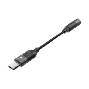 Unitek M1204A USB-C to 3.5mm Headphone Jack Adapter - Black