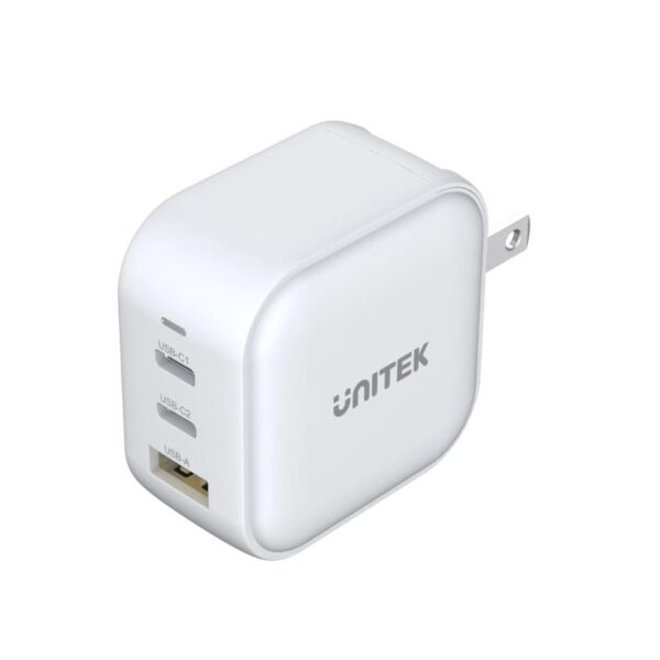 Unitek P1108AWH 66W 3in1 GaN Travel Charger White