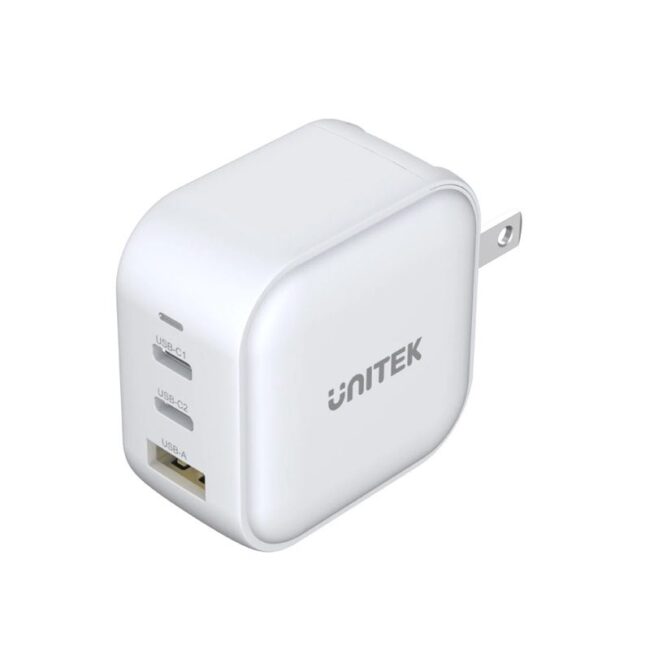 Unitek P1108AWH 66W 3in1 GaN Travel Charger White