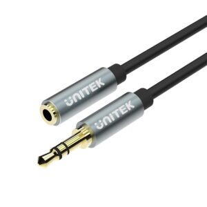 Unitek Y-C932ABK 1M, 3.5MM AUX Audio Cable - Male to Female