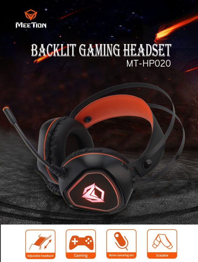 Meetion MT-HP020 Backlit Gaming Headset