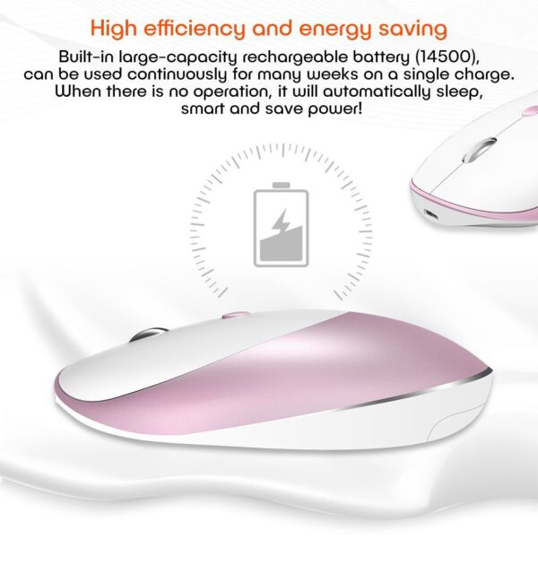 Meetion 2.4g R600 Slim Rechargeable Wireless Mouse - Image 6
