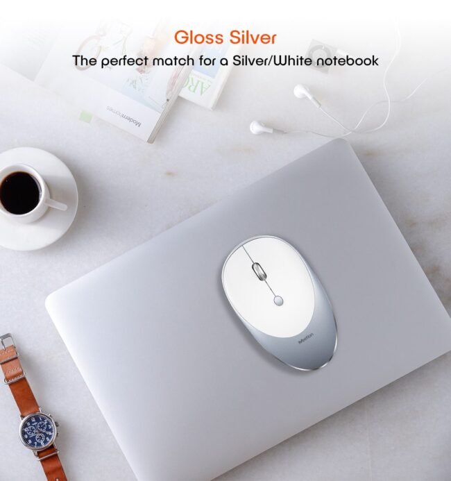 Meetion 2.4g R600 Slim Rechargeable Wireless Mouse