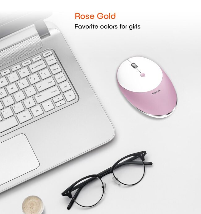 Meetion 2.4g R600 Slim Rechargeable Wireless Mouse