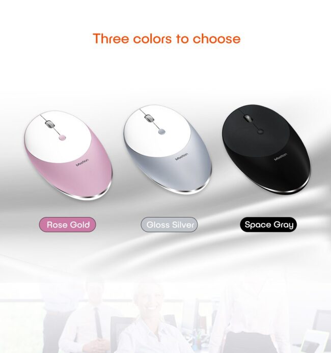 Meetion 2.4g R600 Slim Rechargeable Wireless Mouse