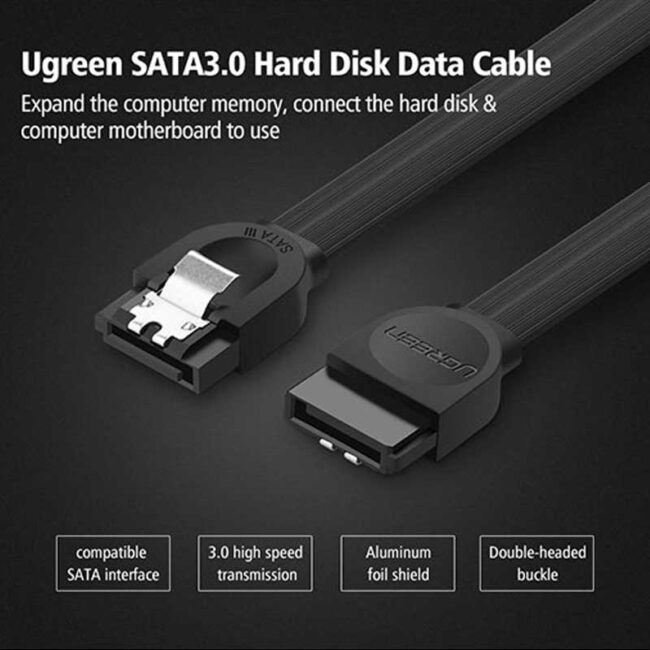 uGreen 30796 SATA3.0 Data Cable (Straight Cable)
