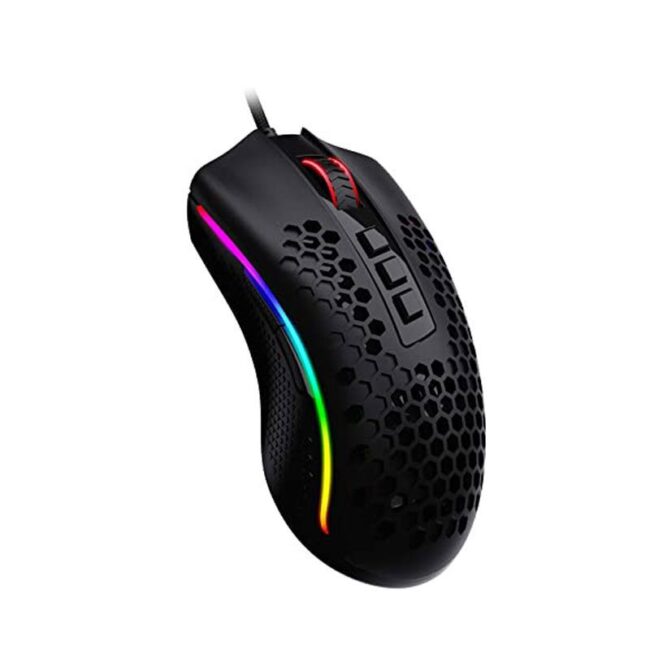 Redragon M808 Storm Lightweight RGB Gaming Mouse, 85g Ultralight Honeycomb Shell