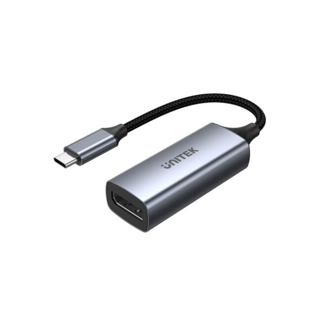 Unitek V1411A USB-C to DP (4K@60Hz) Adapter Cable, with Briad, Grey & Black