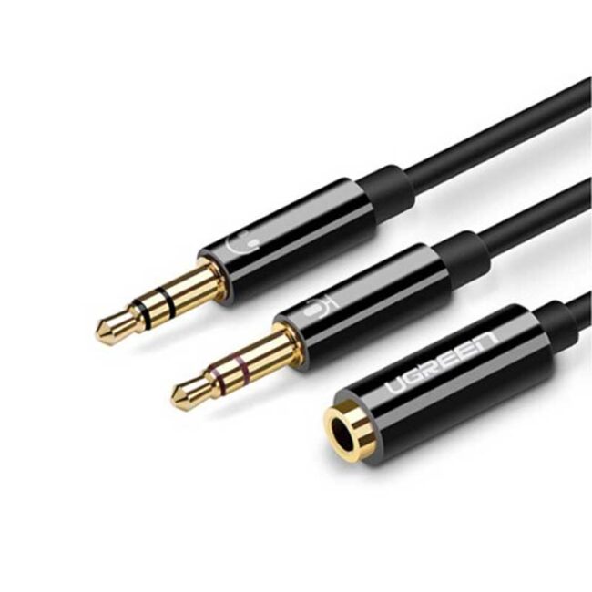 uGreen 3.5mm Female to 2 Male Audio Cable