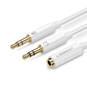 uGreen 3.5mm Female to 2 Male Audio Cable