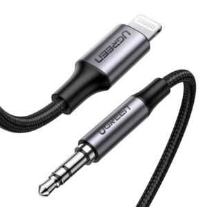 uGreen MFI (Apple Certified )Lightning to 3.5mm braided Aux Cable