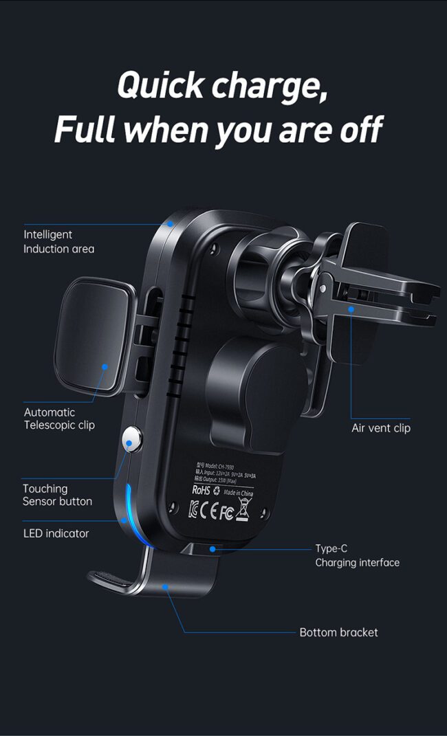 MCDODO CH-7930 Sky Series 15W Wireless Car Charger