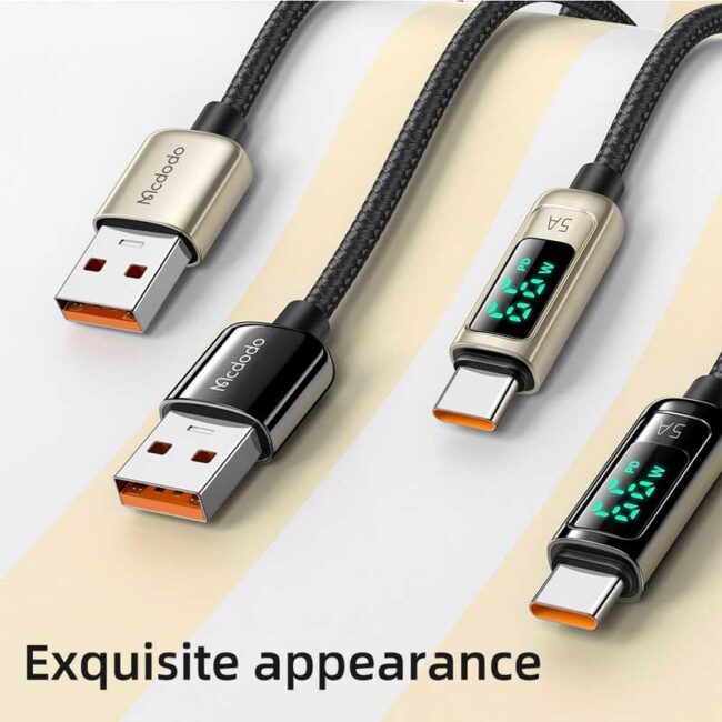MCDODO CA-8691 CABLE DIGITAL PRO SUPER CHARGE TYPE C 5A 1.2M