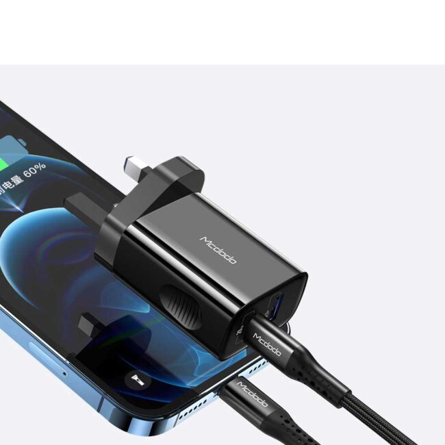 Mcdodo CH-8401 Tesla Series 20W PD+QC Charger (UK plug)
