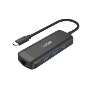 Unitek H1110A uHUB Q4+ 4-in-1 Powered USB-C Ethernet Hub