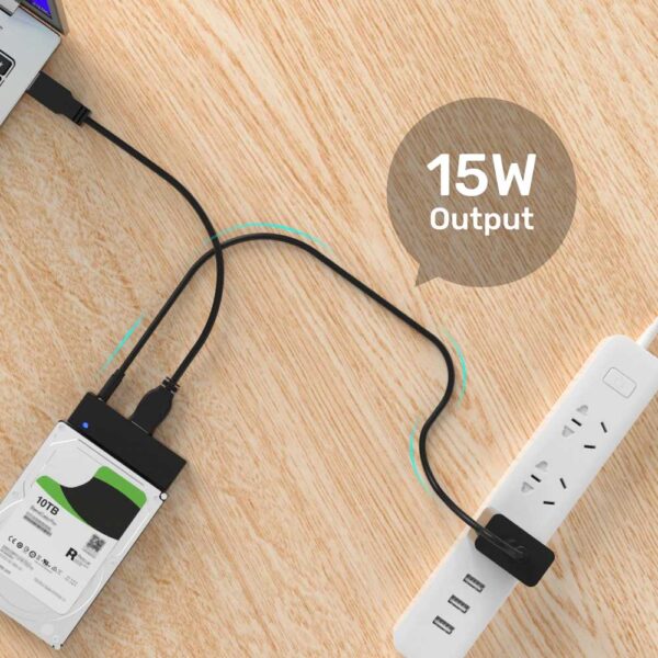 Unitek Y-C495BK 1M, USB AM To DC3.5*1.35MM Male Cable - Image 3