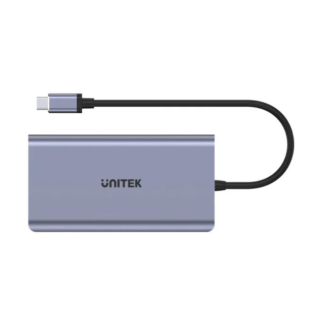 Unitek uHUB O8+ 8-in-1 USB-C Dual Display Hub with USB 5Gbps and PD 100W Charging - Image 3