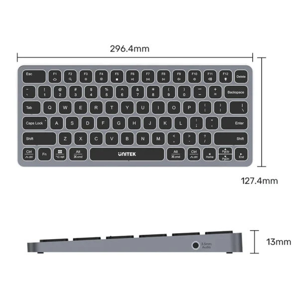 Unitek 9-in-1 USB-C Keyboard Hub - Image 5