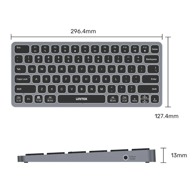 Unitek 9-in-1 USB-C Keyboard Hub - Image 5