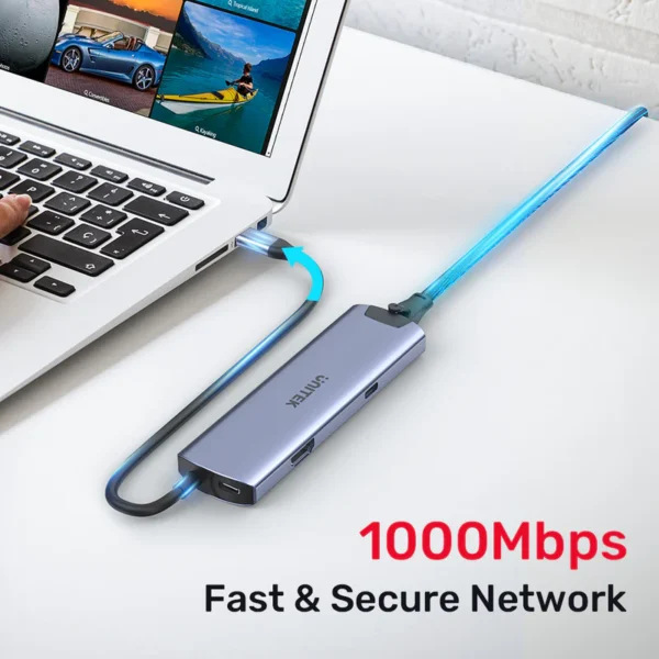 Unitek 6-in-1 Multiport USB-C HUB - Image 4
