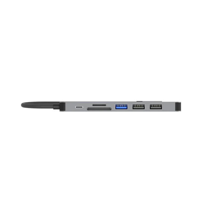 Unitek uHUB S7+ 7-in-1 USB-C 5Gbps Hub with 4K HDMI and 100W Power Delivery - Image 3