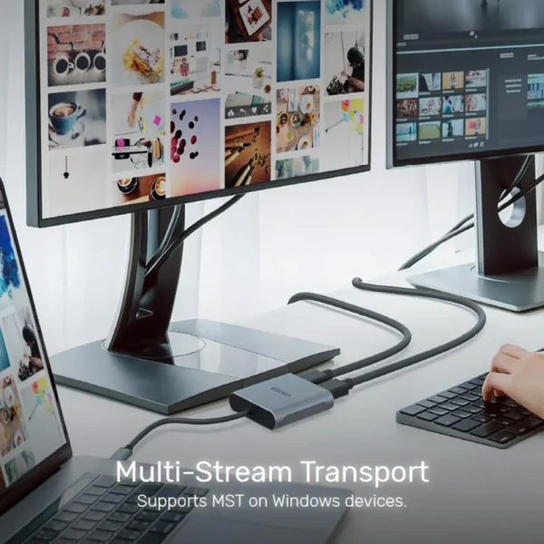 Unitek USB-C to Dual HDMI 4K Adapter - Image 5