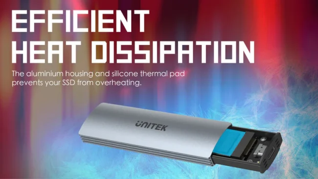 Unitek uDrive M.2 Enclosure NVMe/SATA 10Gbps - Image 6