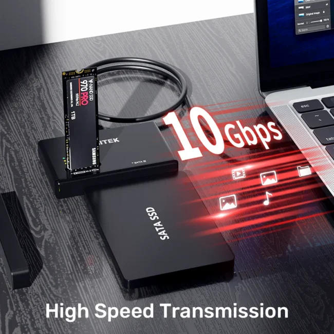 Unitek NVMe M.2 SSD Enclosure Adapter - Image 4